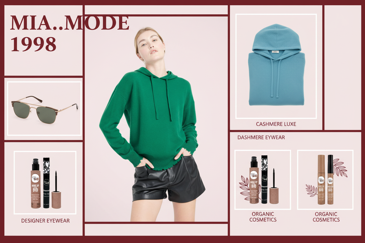 Collage Lunettes Cosmétiques Mode MIA..MODE 1998